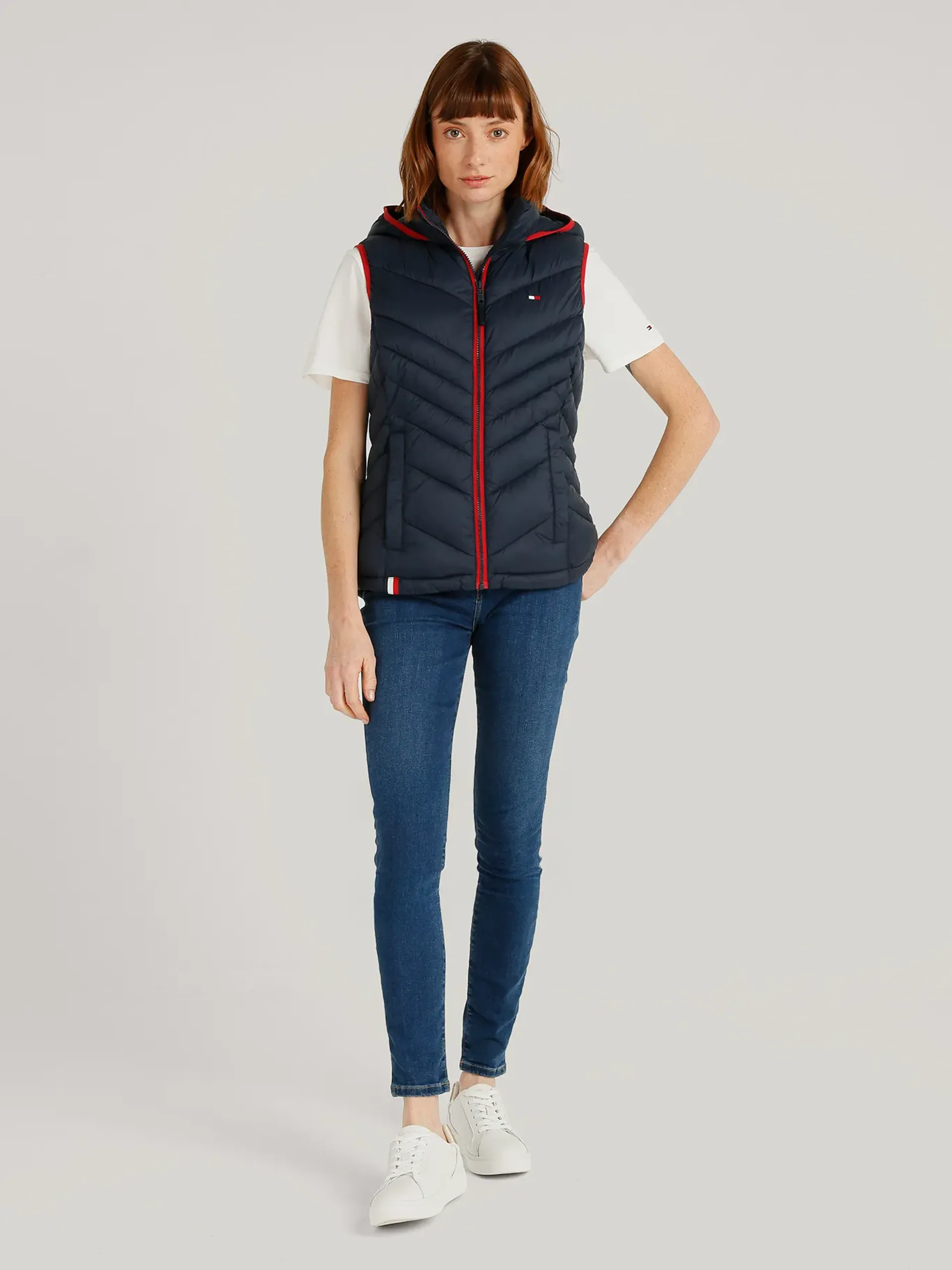Chaleco Acolchado con Capucha Tommy Hilfiger en Tommy Hilfiger