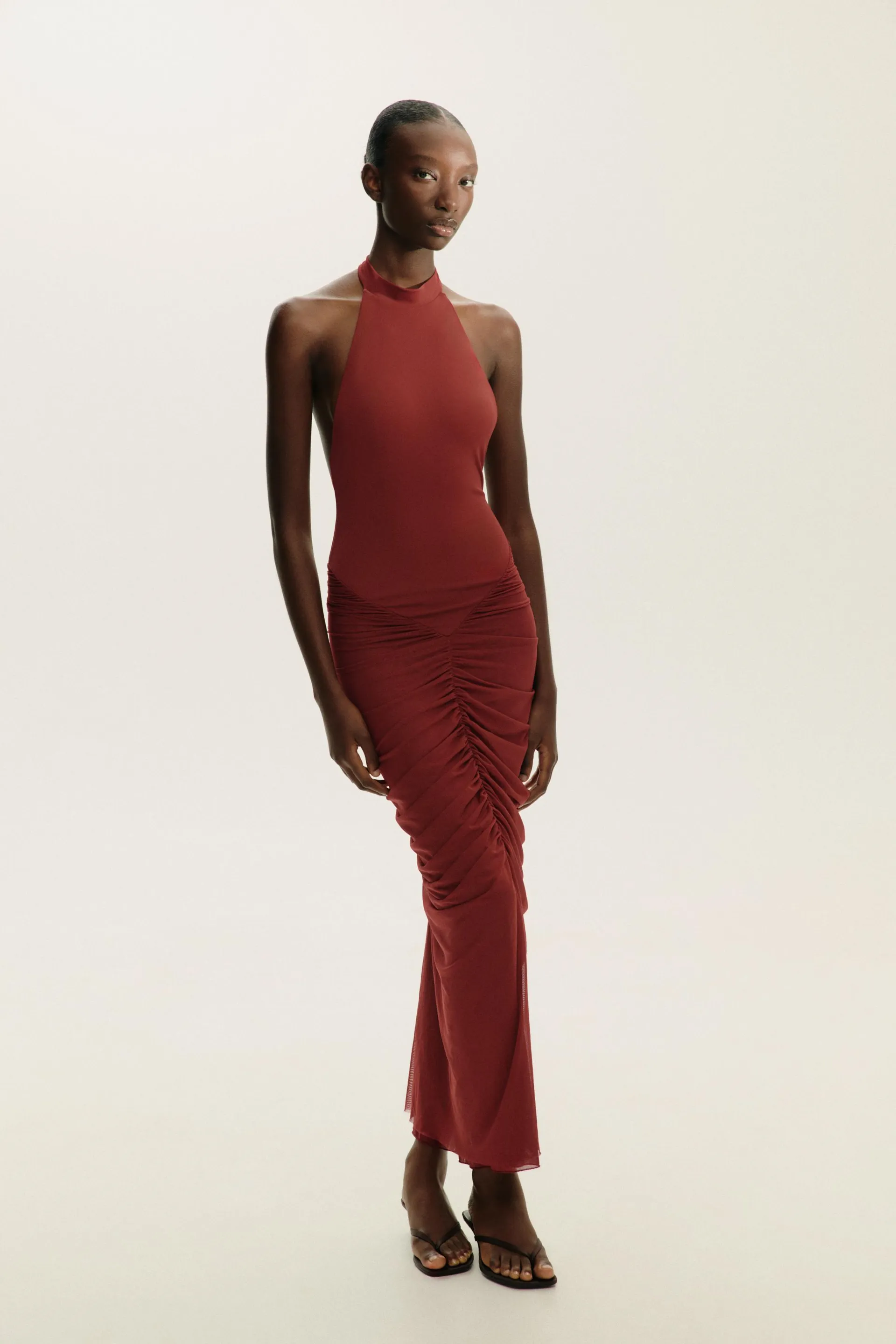 Vestido Combinado Vestido Zara Hombros Descubiertos Vestidos Boho