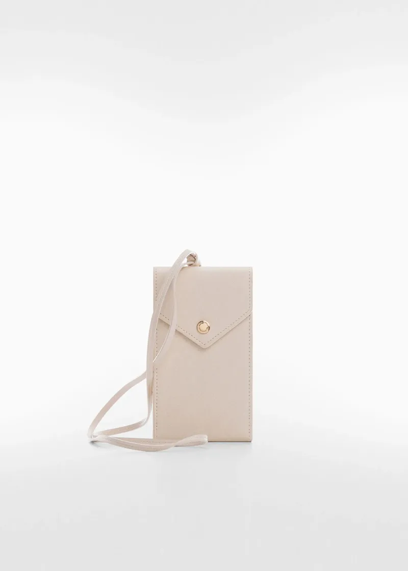 Funda para celular con correa en Mango Trendo