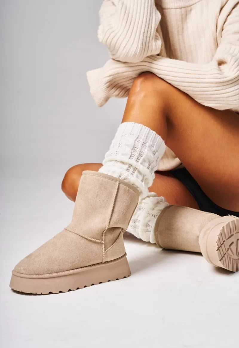 Top Botas Botas Con Corderito Hush Puppies Bota Corderito En